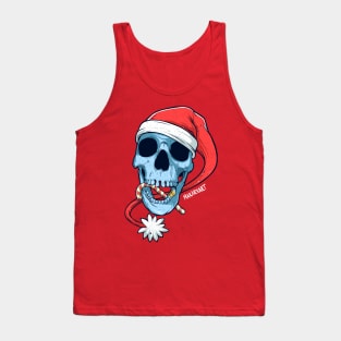 Merry Christmas Skull Tank Top